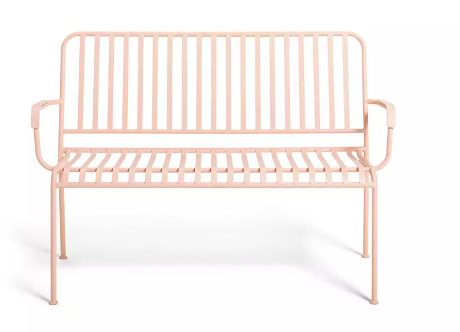 Pink Metal Bench 2
