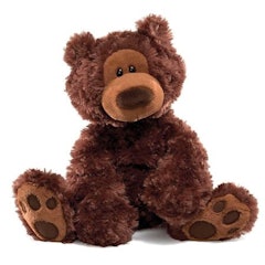 1. Gund Philbin Bear, Chocolate