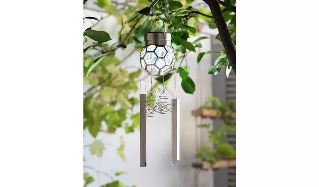 Solar Bee Wind Chime 2