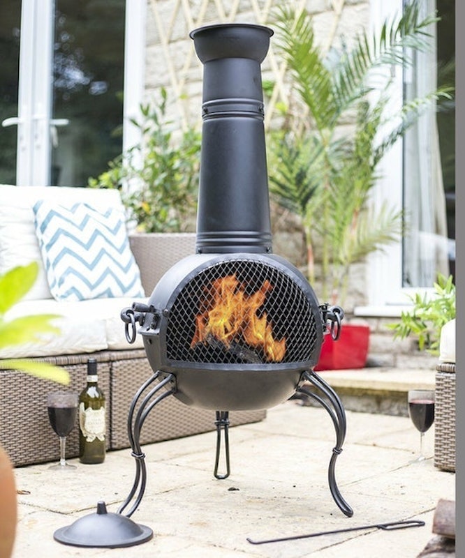 Extra Large Steel Chiminea 2