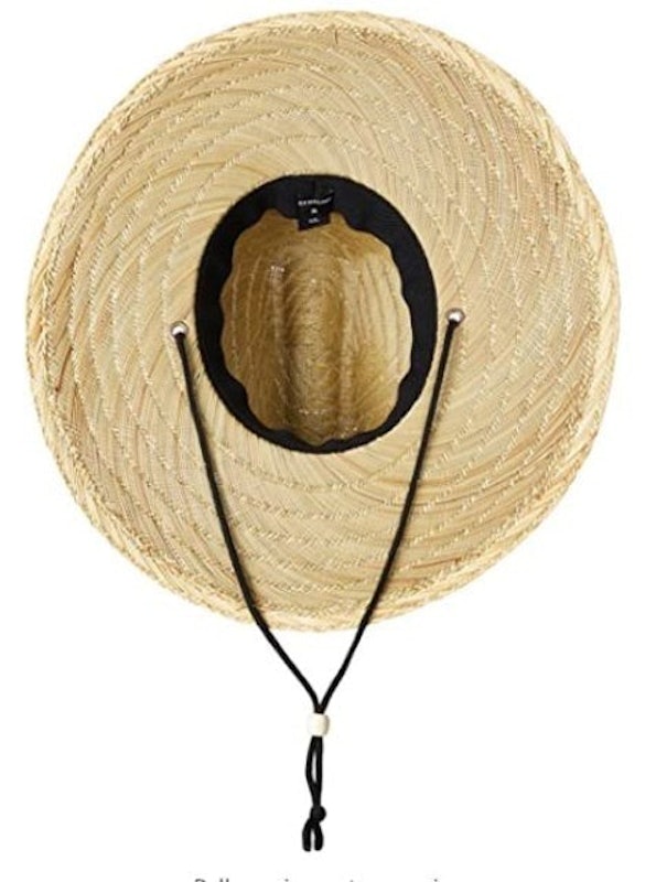 Men's Pierside Lifeguard Beach Sun Straw Hat 2