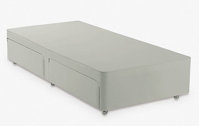 Non-Sprung 2 Drawer Storage Upholstered Divan Base 1