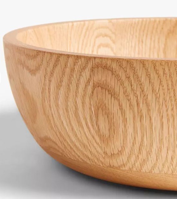Leckford Oak Wood Salad Bowl 3