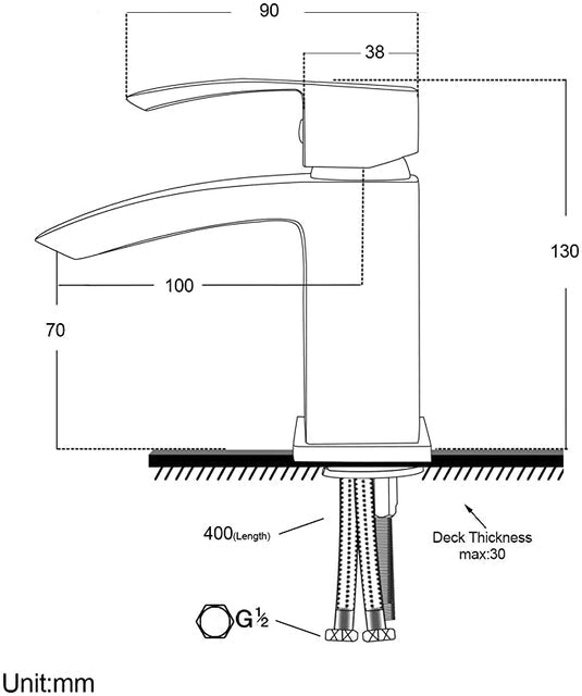 Chrome Sink Mixer Taps 3
