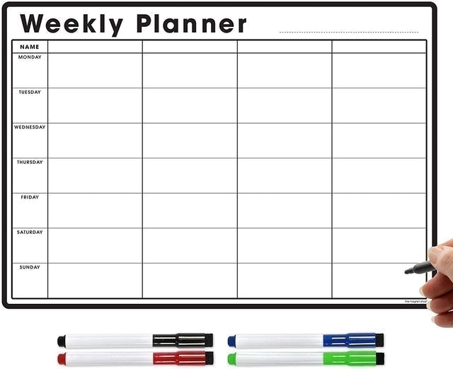 Magnetic Weekly Planner and Organiser 1