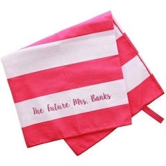 Personalised Striped Cabana Style Beach Towel
