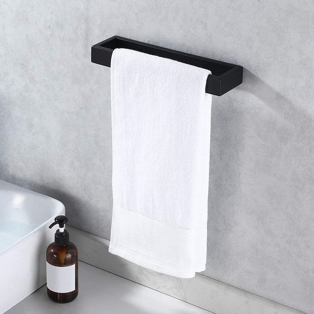Black Towel Rail 2