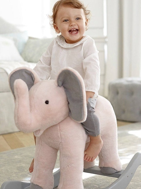 Monique Lhuillier Plush Rocking Elephant 2