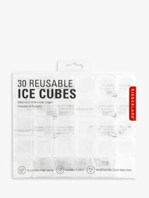 Clear Reusable Ice Cubes 1