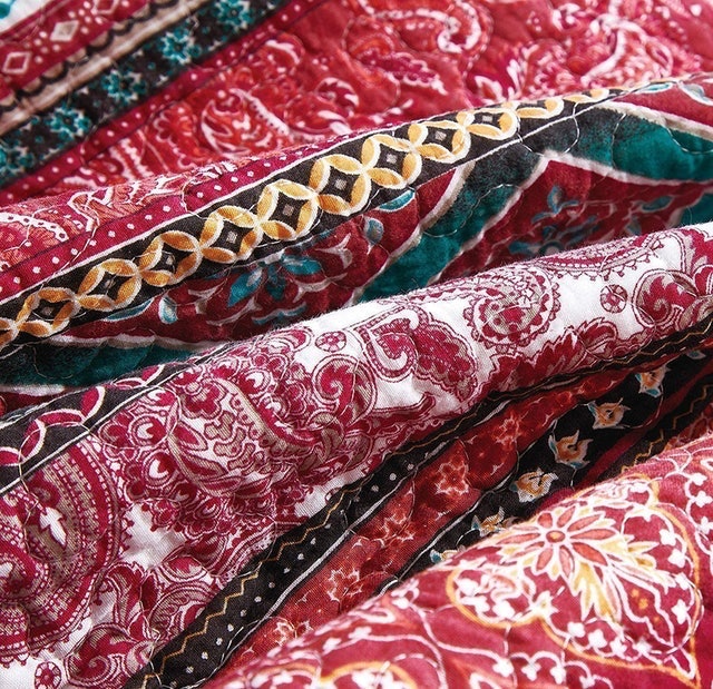 Bohemian Quilted Throw 3