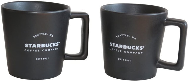 Set of Two Espresso Cups, Royal Black 1