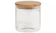 Habitat Round Glass Jar With Bamboo Lid 1