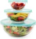 VonShef Multipurpose Glass Bowls Set of 3 1