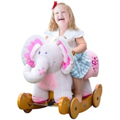 Child Elephant Rocker with Wheels