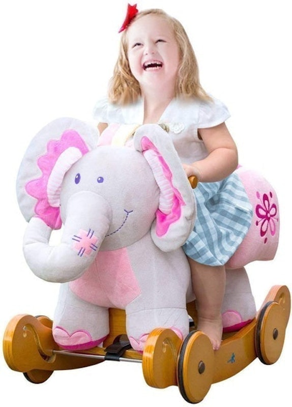 Child Elephant Rocker with Wheels 1