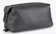 John Lewis & Partners Katta Aniline Leather Wash Bag - Black 1