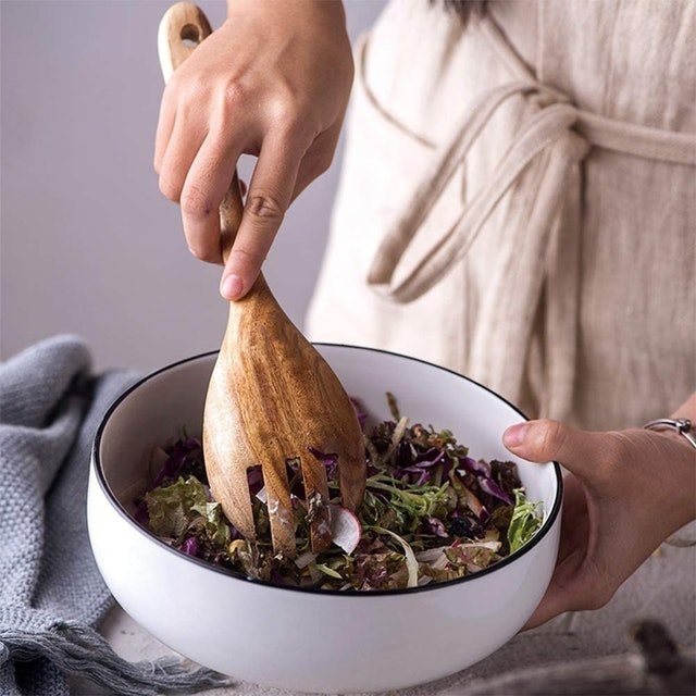 Wooden Salad Servers 2