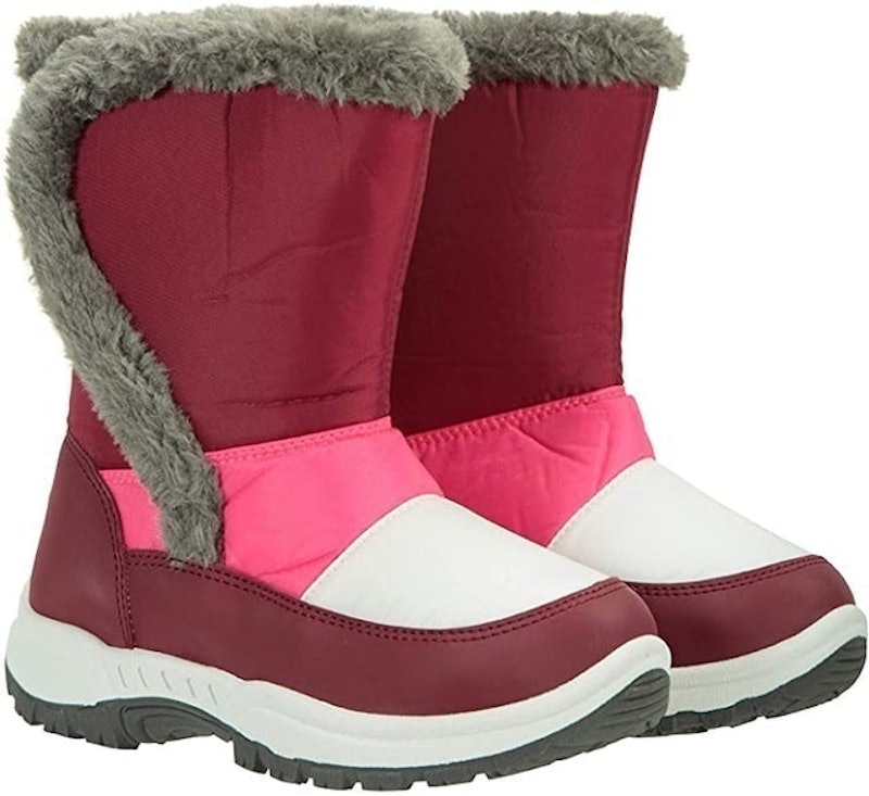 Caribou Kids Fur Trim Snow Boots 1