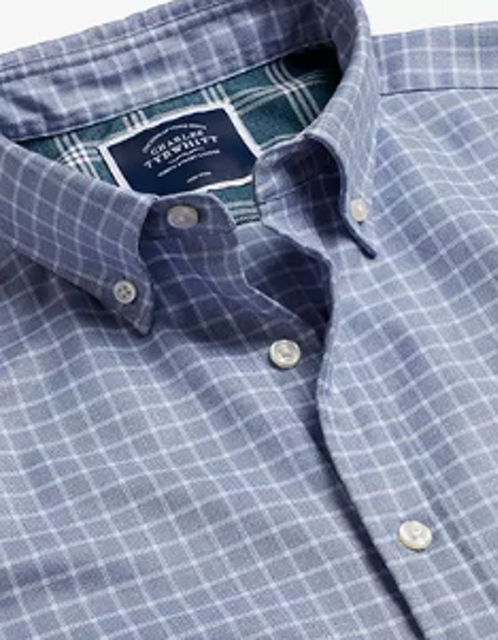 Check Non Iron Slim Fit Twill Shirt 3