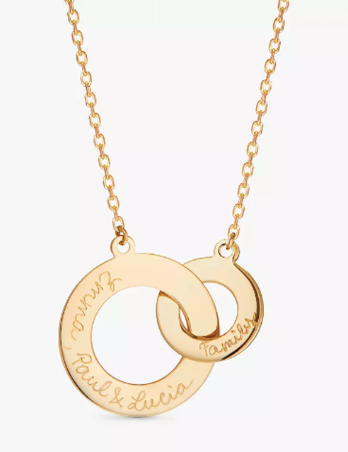 Personalised Intertwined Charm Necklace 1