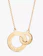 Merci Maman Personalised Intertwined Charm Necklace 1