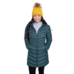 Florence Winter Long Padded Water Resistant Rain Coat