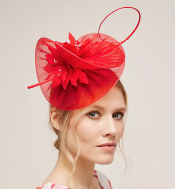 Kira Twist Flower Fascinator 1