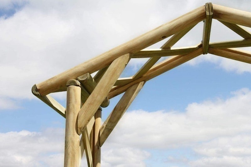 Oleiros Rustic Garden Arch 2