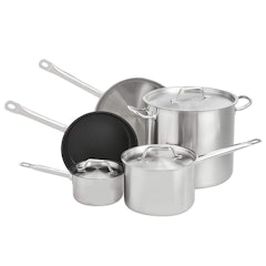 8-Piece Stainless Steel Induction Ready Cookware Set