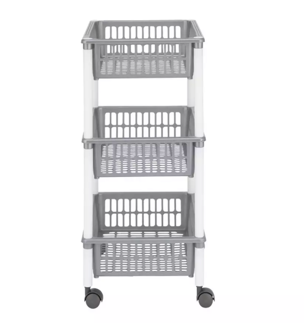 Plastic Vegetable Trolley 3