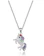 Philip Jones Crystal Unicorn Necklace 1