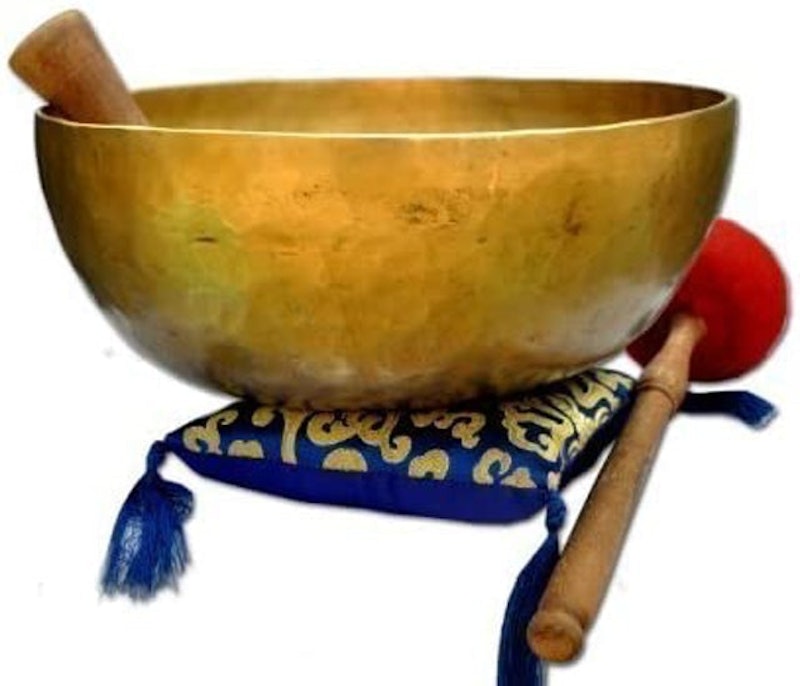 Large D-Chakra Master Healing Singing Bowl 1