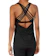 Icyzone Women's Running and Yoga Tank Top with Support Bra 1