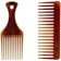 Nasuniaoda Afro Comb and Pick Set 1