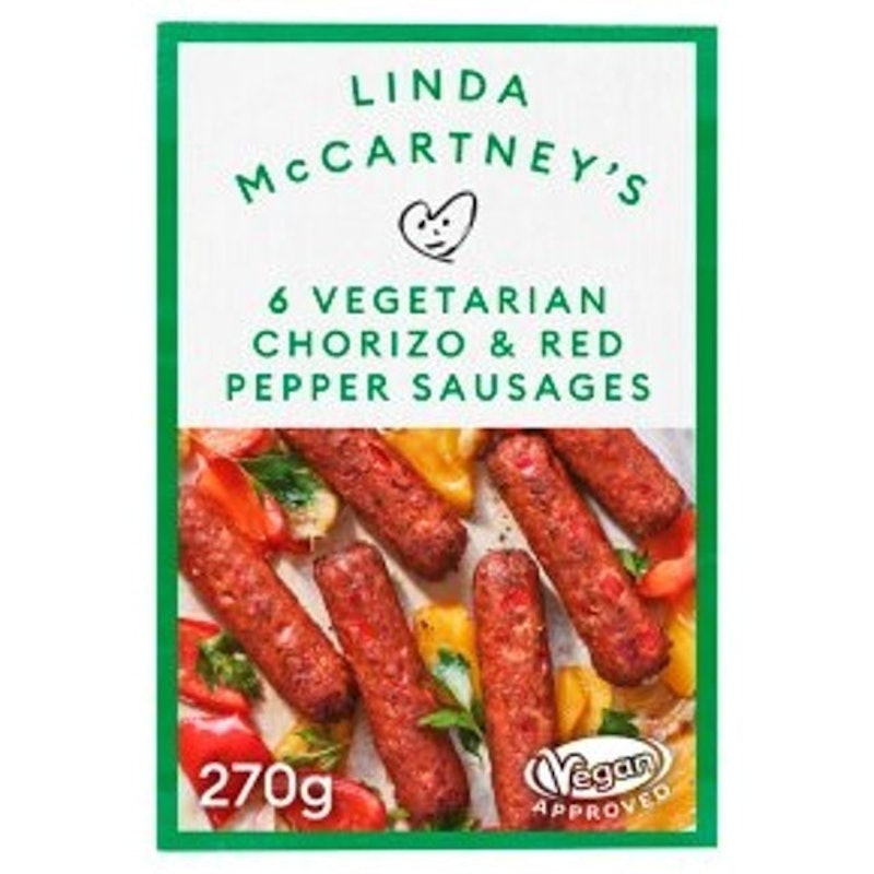 Vegetarian Chorizo & Red Pepper Sausages 1