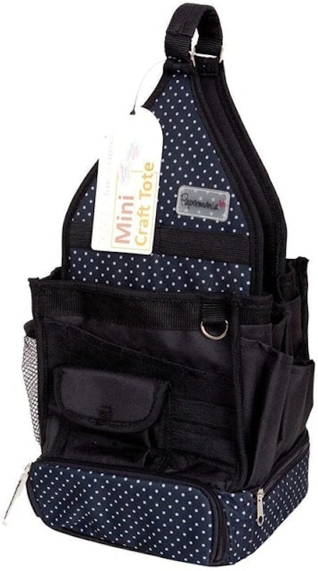 Liquorice Dot Mini Craft Tote 1