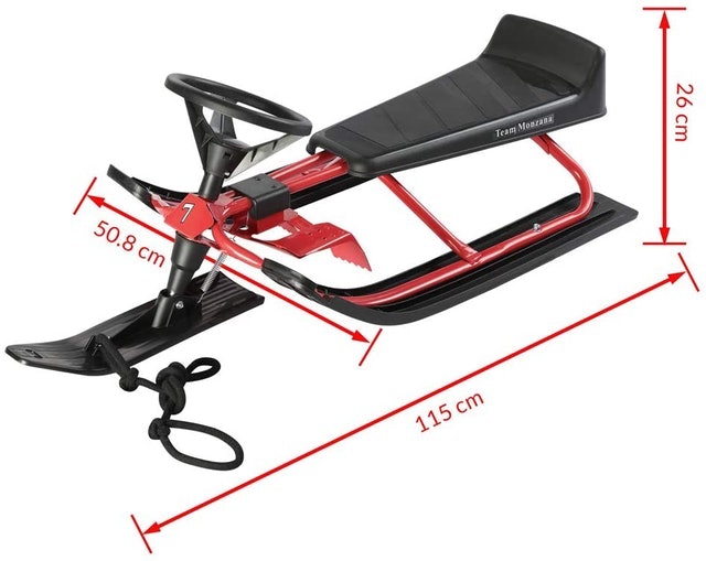 Scooter Sledge for Kids With Brakes 2