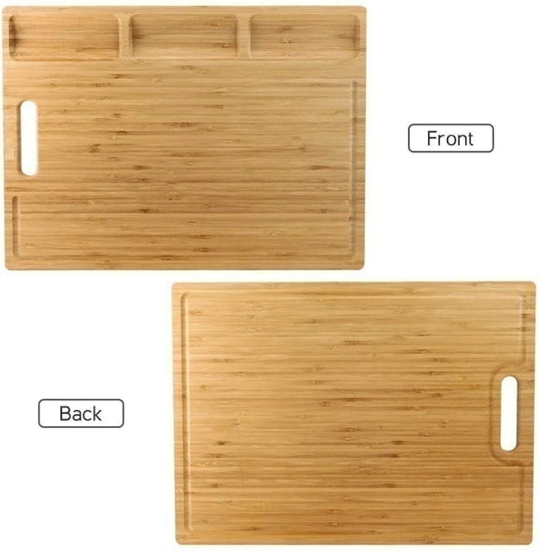 Organic Reversible Bamboo Cutting Board 2