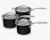 Circulon Style Hard-Anodised Aluminium Non-Stick Saucepan & Lid Set 1