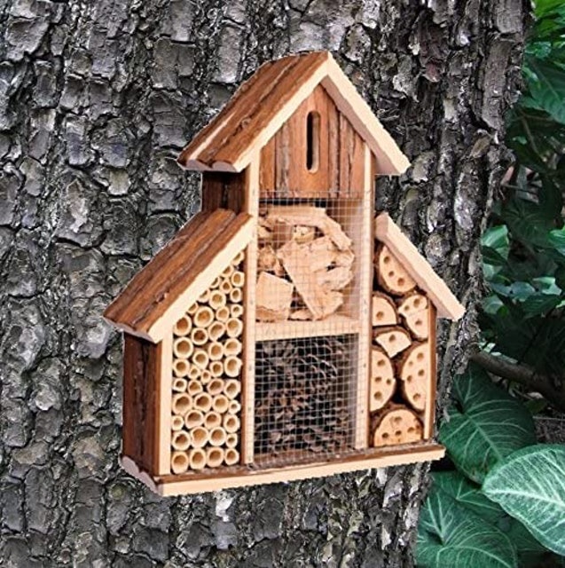 Bark Natural Wooden Insect Hotel 2
