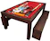 GRAFICA MA.RO SRL 7 Ft Red Pool Table Billiard Indoor with coverage 1