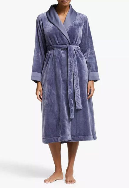 Satin Fleece Robe 1