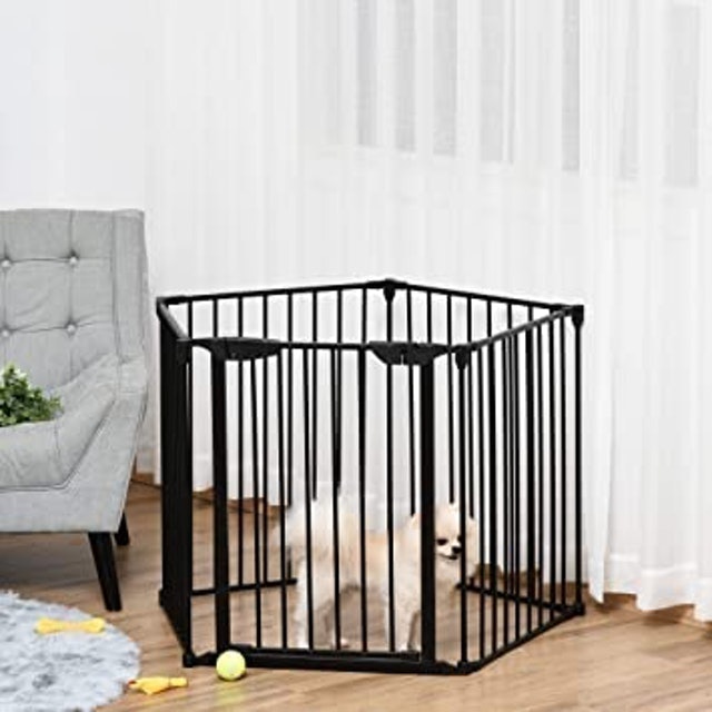 Pet Safety Gate 5-Panel Playpen  2