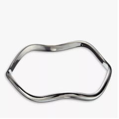 Silver Wave Bangle