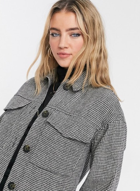 Overshirt in Houndstooth Check 2