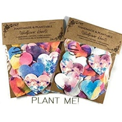 80 Plantable Wildflower Hearts