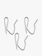 John Lewis Nickel Plated Pin Hooks 1
