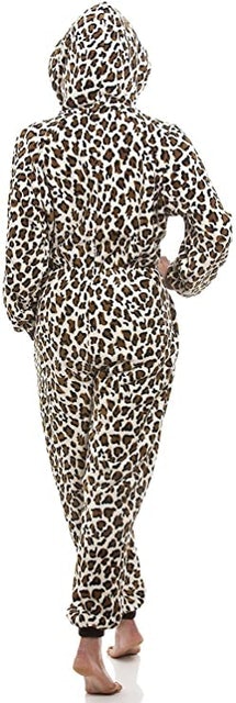 Animal Print Soft Fleece Onesie 3