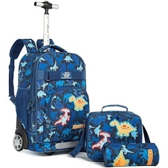 3-in-1 Wheeled Backpack Set