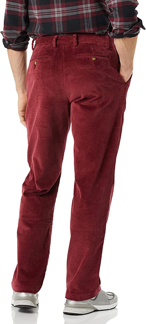 Men's Pleated Classic-fit Stretch Corduroy 2